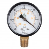CADRAN VACUUM 1 1/2" -30" HG À 0 VAC/KPA - SORTIE 1/8" MNPT AU BAS - LOGO DSD STARS