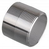 NIPPLE SCHEDULE 40 MALE THREADED SS 316 - 1 1/2" X CLOSE (MNPT X MNPT)