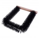 BROSSE À RAYON EN "U" NYLON NOIR - 2" X 7"
