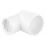 COUDE 90° RÉDUIT COLLÉ FILETÉ FEMELLE PVC BLANC - 2" X 1 1/2" (COL X FNPT)