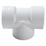 ADAPTATEUR EN "T" FILETÉ PVC BLANC - 1/2" (FNPT X FNPT)