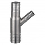 RACCORD INOX "Y" RÉDUIT - 2'' (SURDIM) X 1 1/2" X 1" (INS X INS)