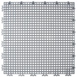 RIBBED 0.003" GRID TILE - 12" X 12" - MED GREY