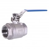 BALL VALVE FEMALE THREADED 2 PIECE STAINLESS STEEL - 1 1/4" (FNPT X FNPT)