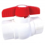 BALL VALVE PVC 1 1/4" THREADED