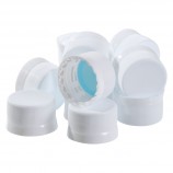 CAPUCHON PLASTIQUE BLANC POUR BOUTEILLE VERRE 8OZ/12OZ/250ML/375ML/500ML - SCELLÉ MOUSSE (12/PQT)