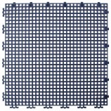 RIBBED 0.003" GRID TILE - 12" X 12" - NAVY BLUE
