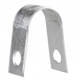 CRAMPE DE TUTEUR 3/8" X 1" - 2 TROUS - GALVANISÉ (100/PQT)