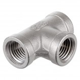 "T" ADAPTER FEMALE THREADED SS 316 - 1/2" (FNPT X FNPT)