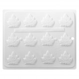 MOULE À BONBON DUR - FEUILLE D'ÉRABLE - 12 CAVITÉS