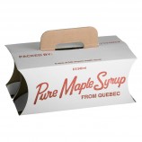 SHIPPING BOX - WHITE W/HANDLE FOR CANS - 8 X 540 ML (25/PKG)