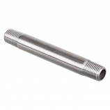 MAMELON CÉDULE 40 FILETÉ MÂLE INOX 316 - 3/8" X 4" (MNPT X MNPT)
