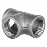ADAPTATEUR EN "T" FILETÉ FEMELLE INOX 316 - 3/4" (FNPT X FNPT X FNPT)