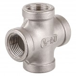 CROSS FEMALE THREADED SS 316 - 1/4" (FNPT)