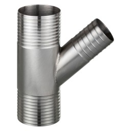 RACCORD INOX "Y" - 1 1/2'' X 3/4'' (INS X INS)