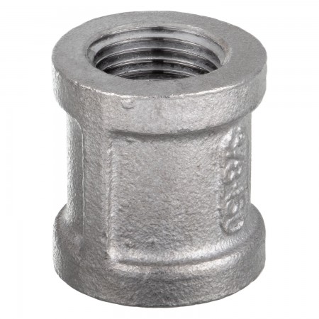 RACCORD DROIT FILETÉ FEMELLE INOX 316 - 3/4" (FNPT X FNPT)