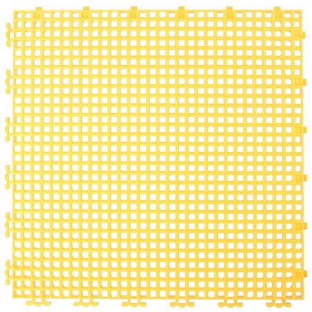 RIBBED 0.008" GRID TILE - 12" X 12" - YELLOW