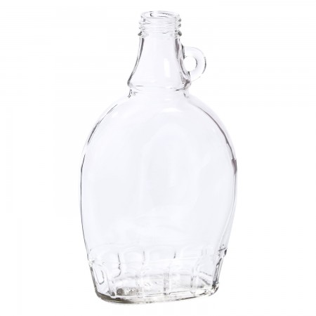 BOUTEILLE DE VERRE - MODÈLE FLAT - 250ML (12/PQT)