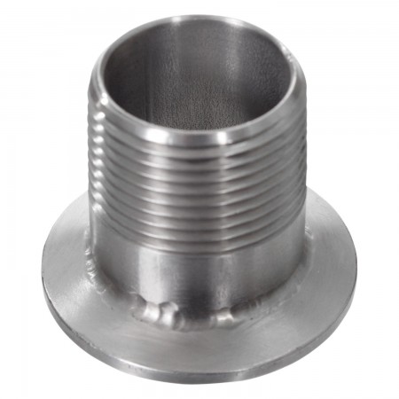 PARTIE FILETÉE MÂLE 2" POUR BRIDE 2 1/2" - INOX