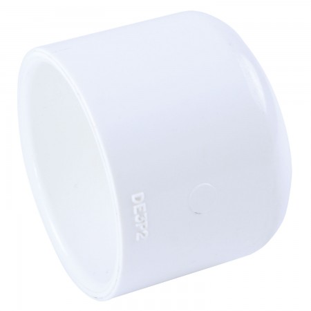 CAPUCHON COLLÉ PVC BLANC - 1 1/2" (COL)