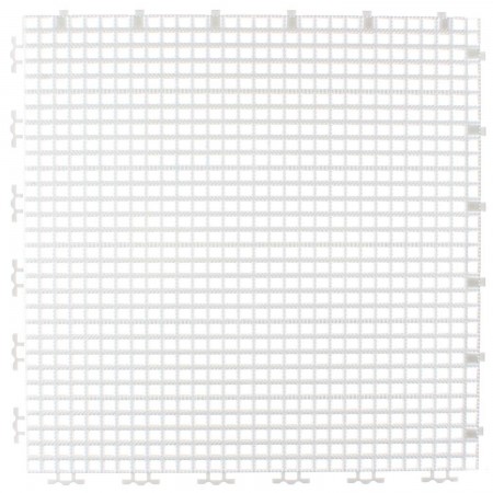 TUILE GRILLAGEE NERVURE 0.003" - 12" X 12" - BLANC