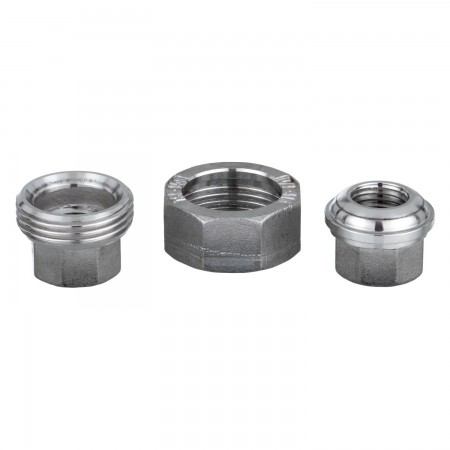 UNION DISMOUNTABLE FEMALE/FEMALE THREADED SS 316 - 3/8" (FNPT X FNPT)