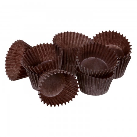 COUPE EN PAPIER 1" BRUNE (3500/PQT)