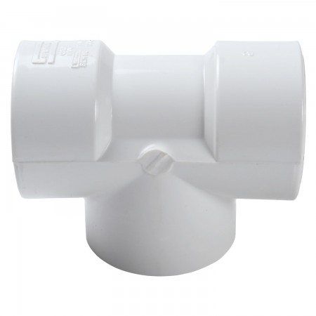 ADAPTATEUR EN "T" FILETÉ PVC BLANC - 1/2" (FNPT X FNPT)