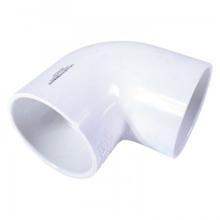 ELBOW 90° SOC WHITE PVC - 3" (SOC X SOC)