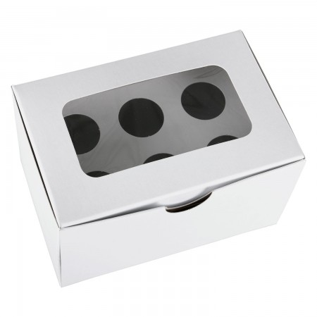CONE BOX NO DESIGN - 6 CONES (100/PKG)