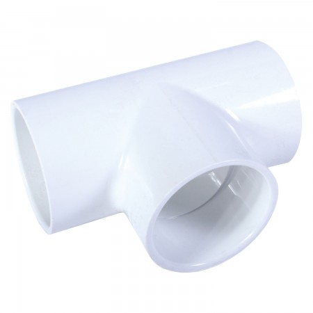ADAPTATEUR EN "T" COLLÉ PVC BLANC - 1" (COL X COL)