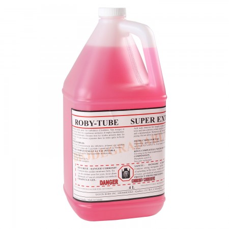 ACIDE LIQUIDE CONCENTRÉ POUR TUBE ROBY-TUBE - 4 LITRES