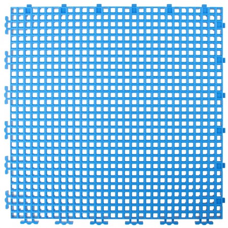 TUILE GRILLAGEE NERVURE 0.008" - 12" X 12" - BLEU ROYAL