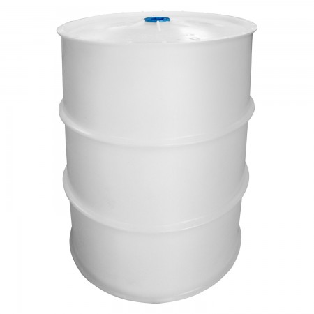 BARIL POLYÉTHYLÈNE ALIM BLANC - 35 GAL (42 GAL.US) - 1 BOUCHON DE 2" DESSUS