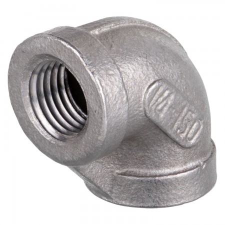 COUDE 90° FILETÉ FEMELLE INOX 316 - 1/4" (FNPT X FNPT)