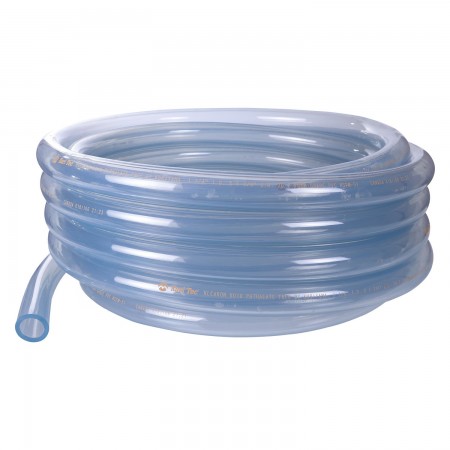 VINYL CLEAR HOSE - 1 1/4" X 1/4" THICK - 40 PSI (PER FOOT)