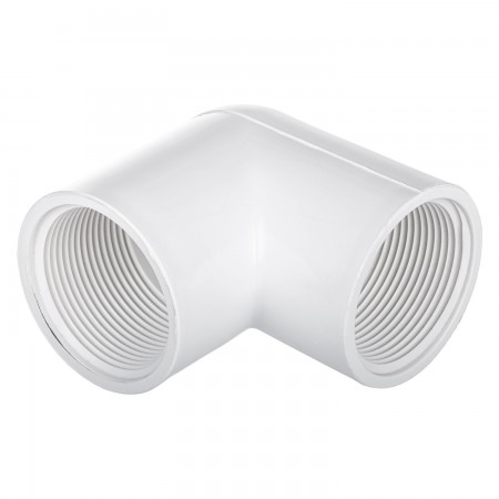 COUDE 90° FILETÉ FEMELLE PVC BLANC - 1/2" (FNPT X FNPT)