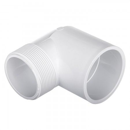 ELBOW 90° STREET SOC WHITE PVC - 1 1/2" (SPIG X SOC)