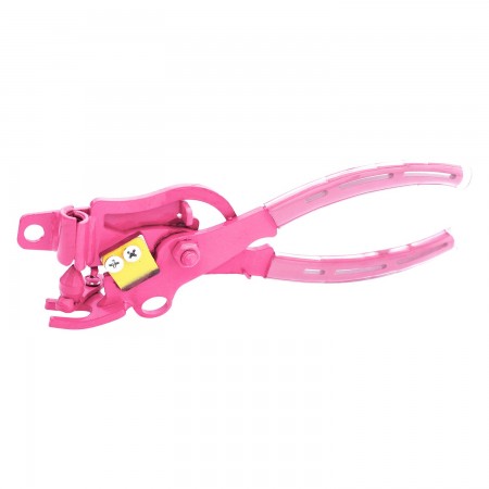 PINCE COMPACTE D'INSERTION A/ COUTEAU LATÉRAL ÉVASEUR ET MORS 5/16" - ROSE