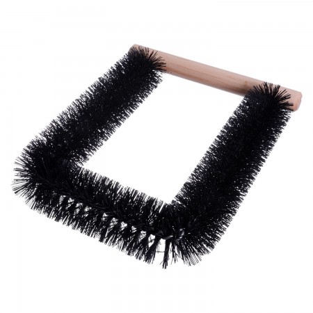 BROSSE À RAYON EN "U" NYLON NOIR - 2" X 7"