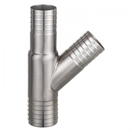 "Y" REDUCER SS FITTING - 1 1/4'' X 1" X 1" (INS X INS)