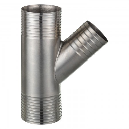 RACCORD INOX "Y" - 1 1/2'' X 1 1/4'' (INS X INS)